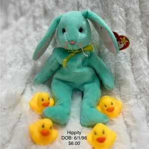 Teenie beenie babies great for Easter and Mother’s Day